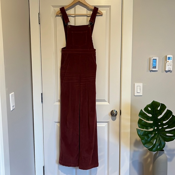 Reformation Rodeo Overall Rust Corduroy Size 2 - Picture 3 of 10